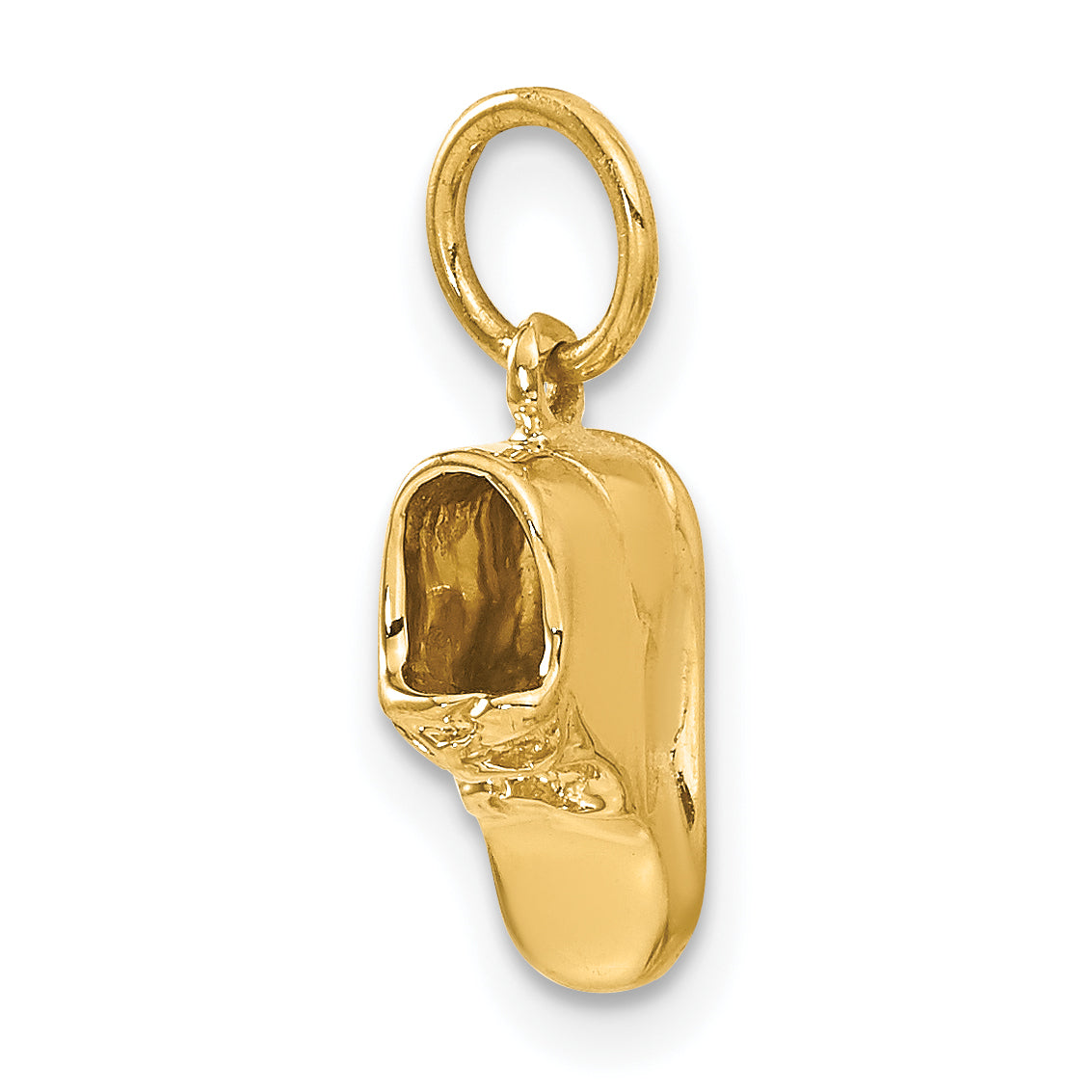 10K Yellow Gold Single Baby Shoe Charm