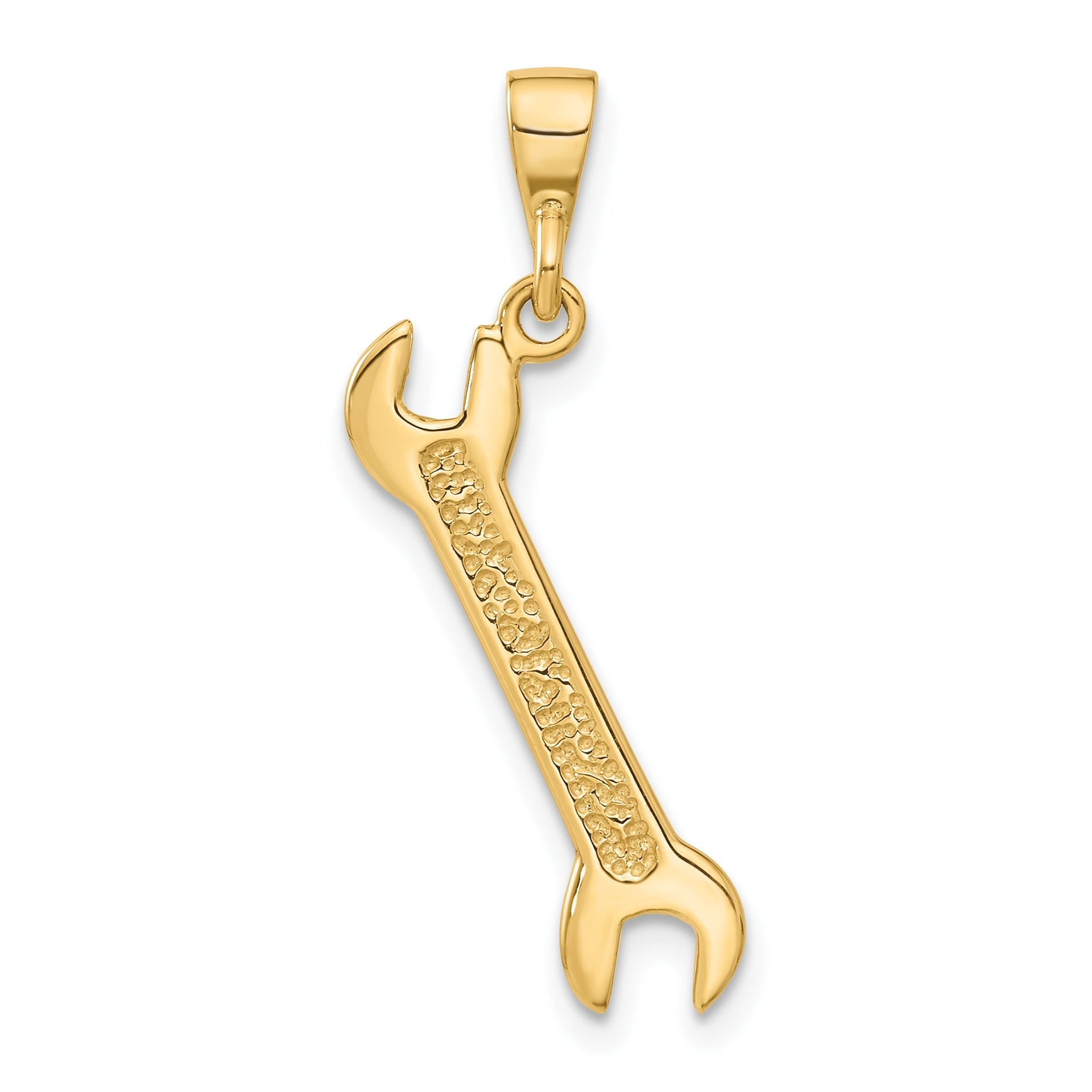 10K Yellow Gold Wrench Charm