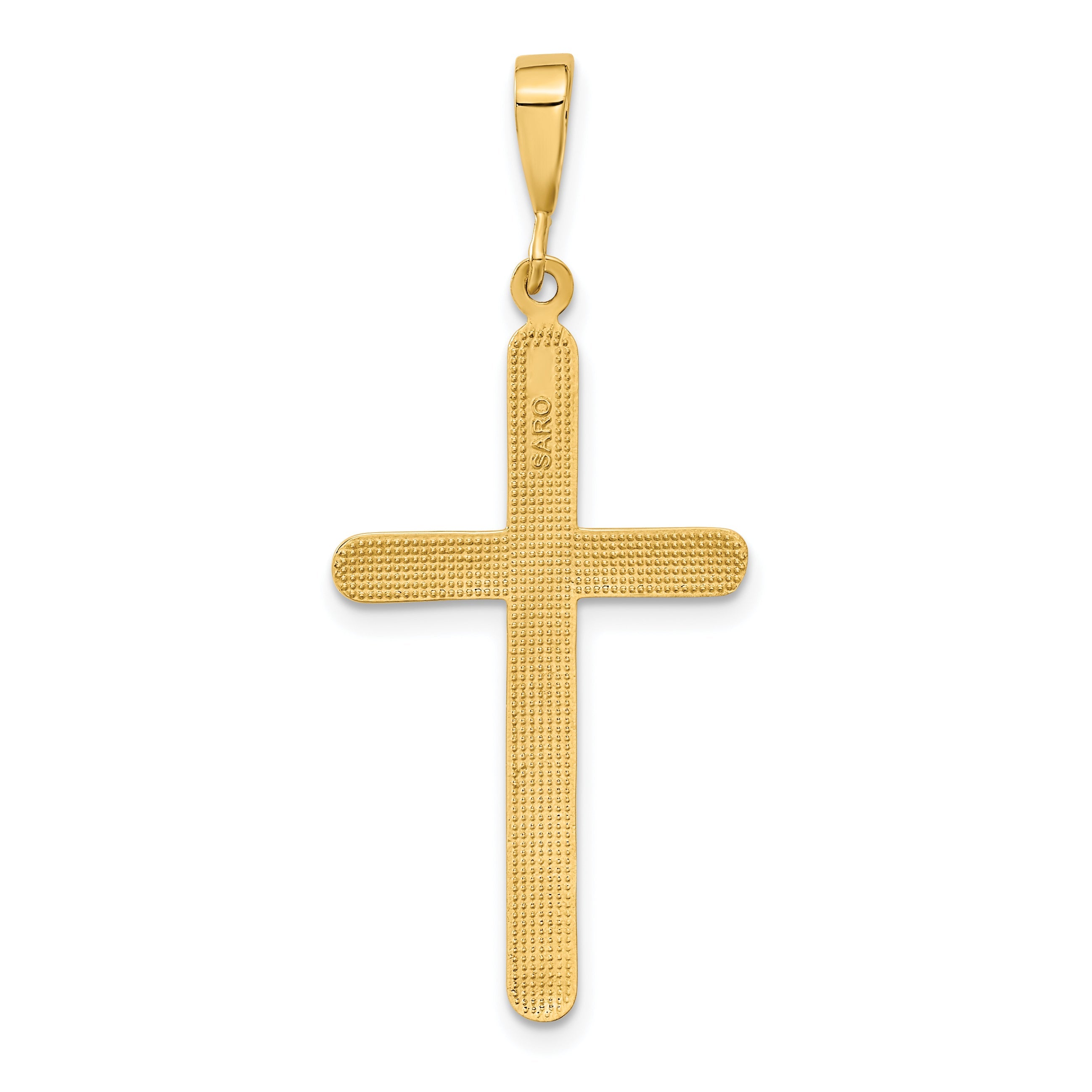 10K Yellow Gold Cross Pendant