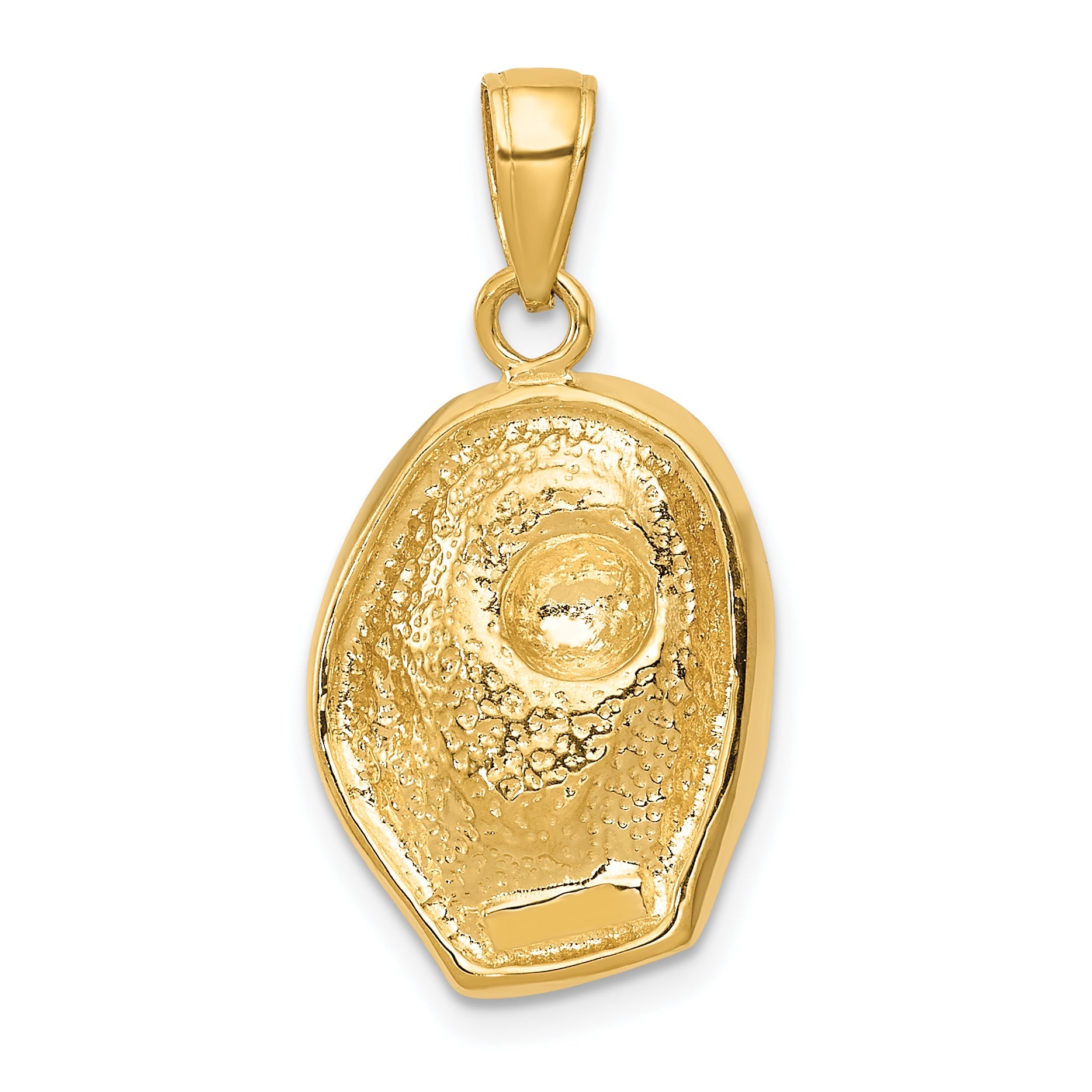 10K Yellow Gold 10K Baseball Glove And Ball Pendant