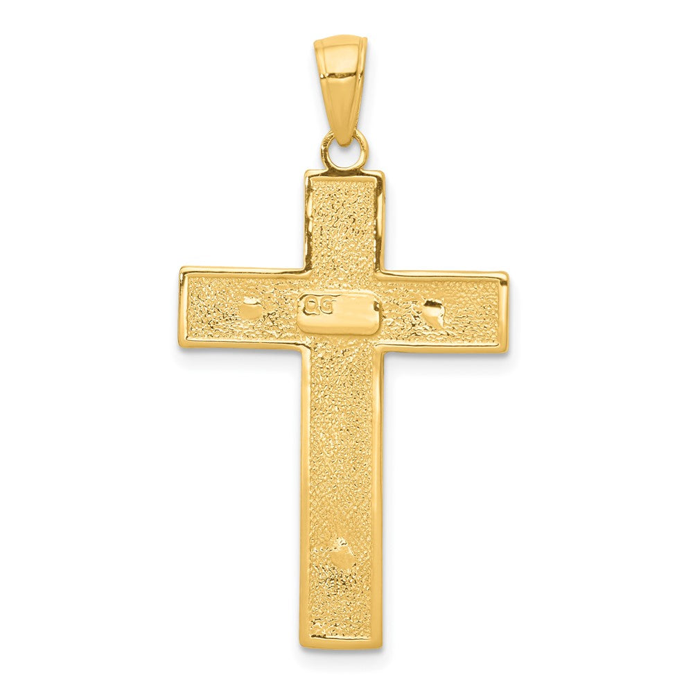 10K Yellow Gold Crucifix Pendant