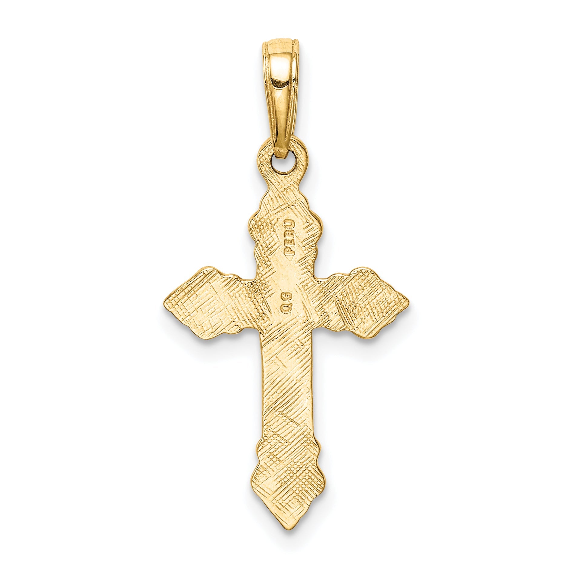 10K Yellow Gold 10K Cross Pendant