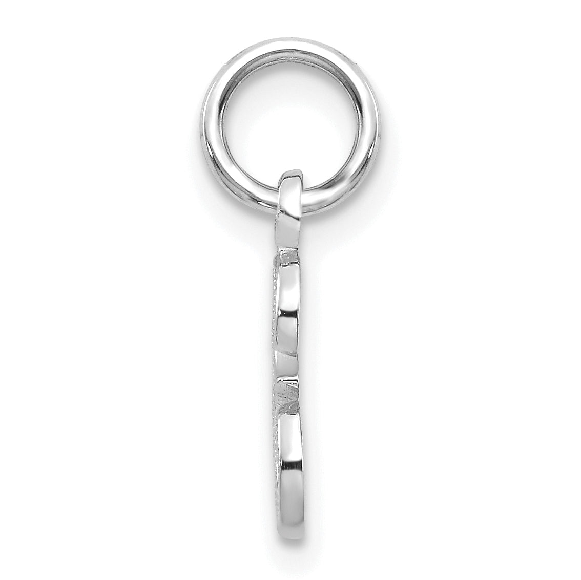 10K White Gold 10Kw Initial E Charm