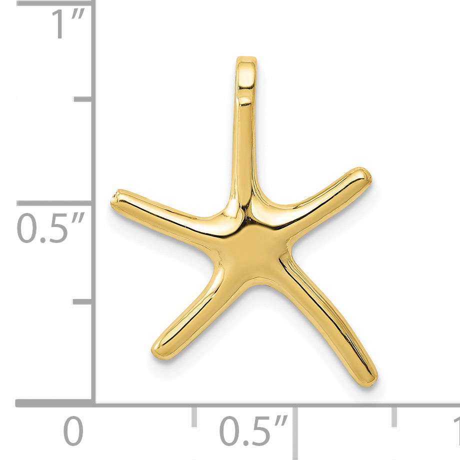 10K Yellow Gold Dancing Starfish Charm