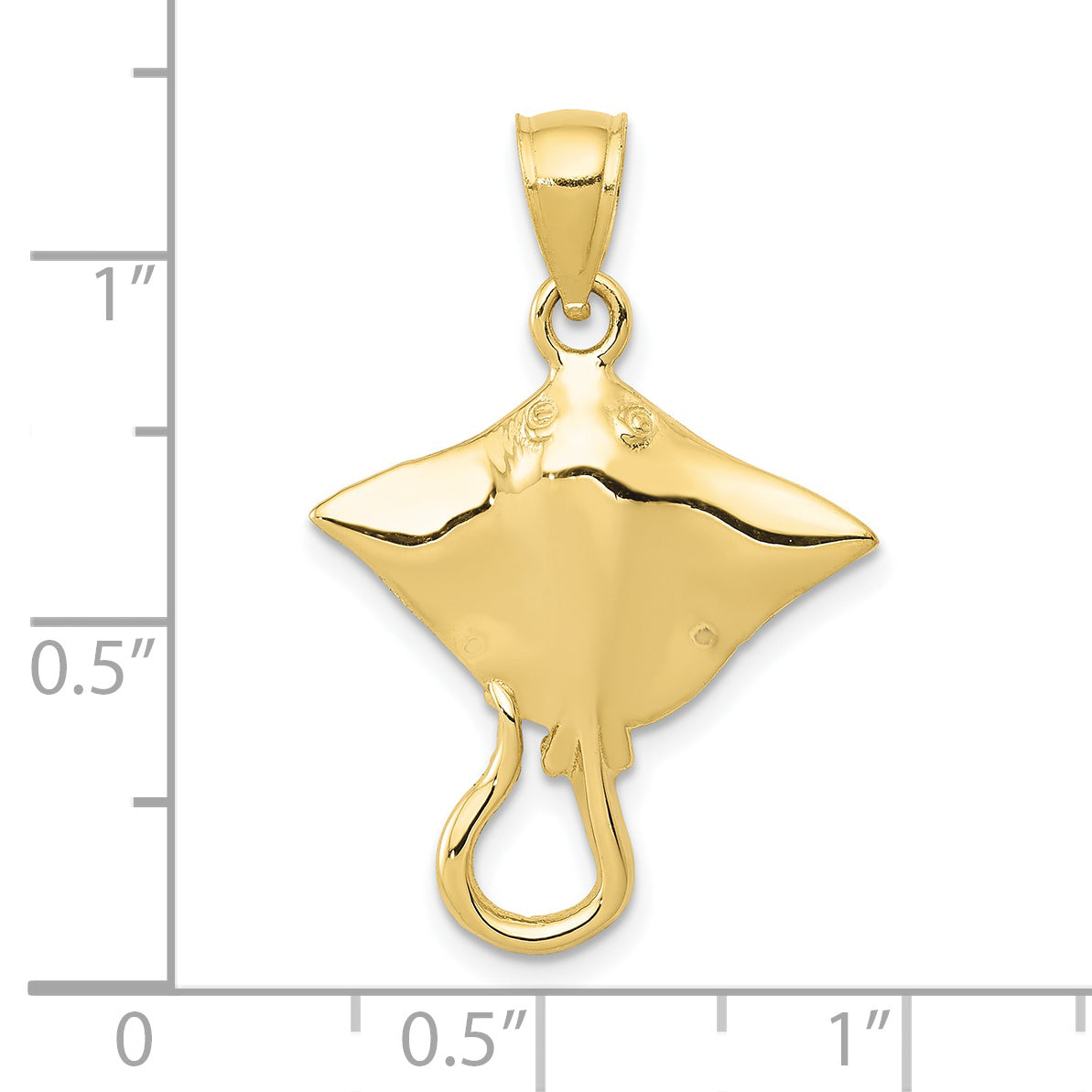 10K Yellow Gold 10K Stingray Pendant