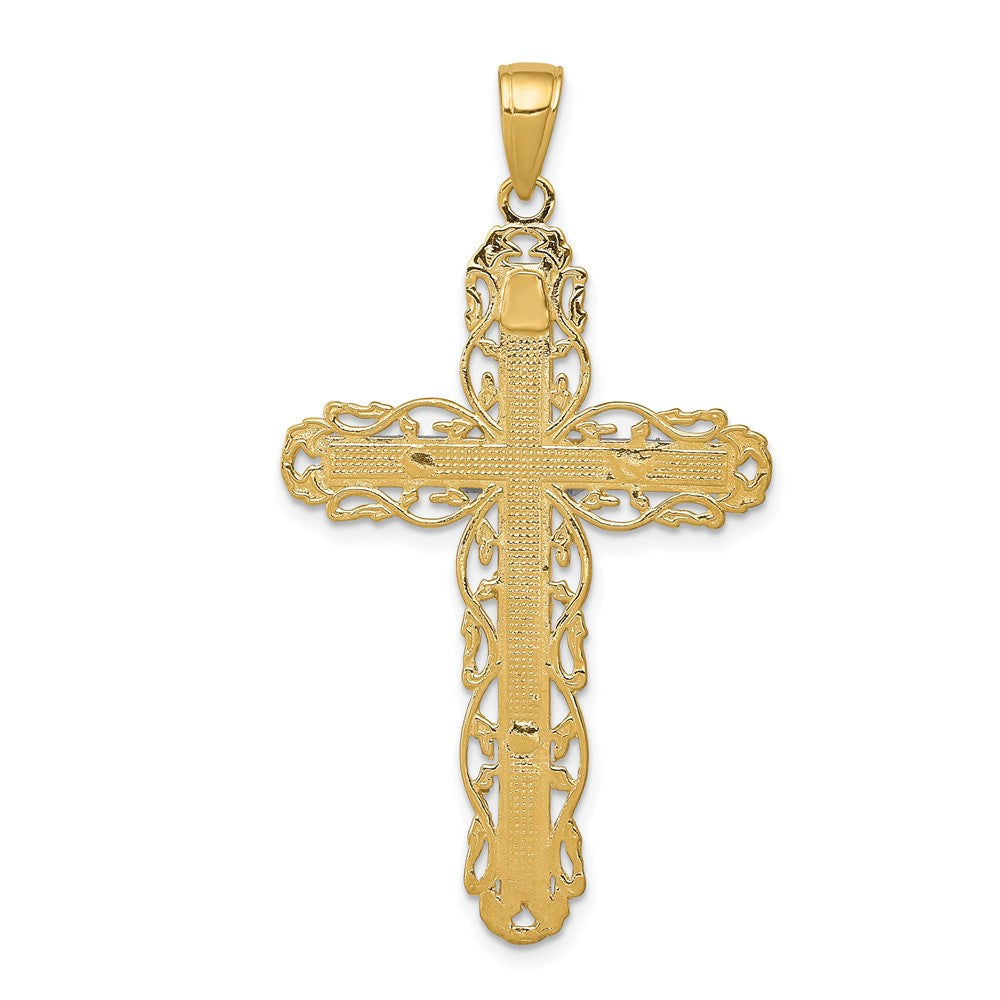 10K Yellow Gold Crucifix Pendant