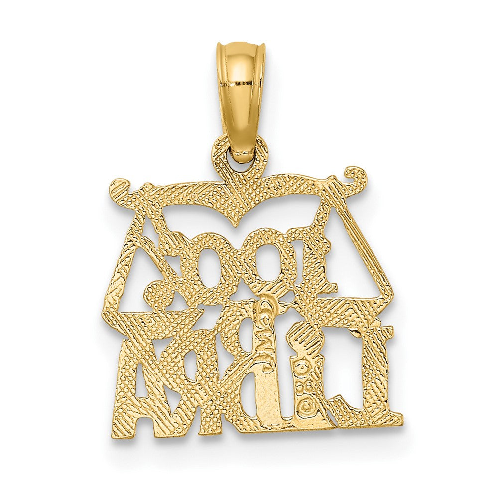 10K Yellow Gold 10K 100% Libra Zodiac Charm