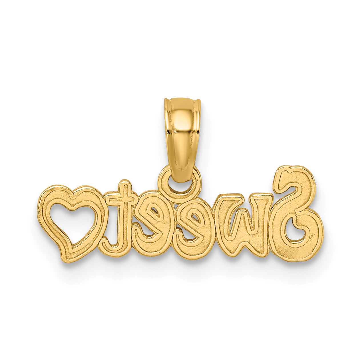 10K Yellow Gold Sweet Heart Charm