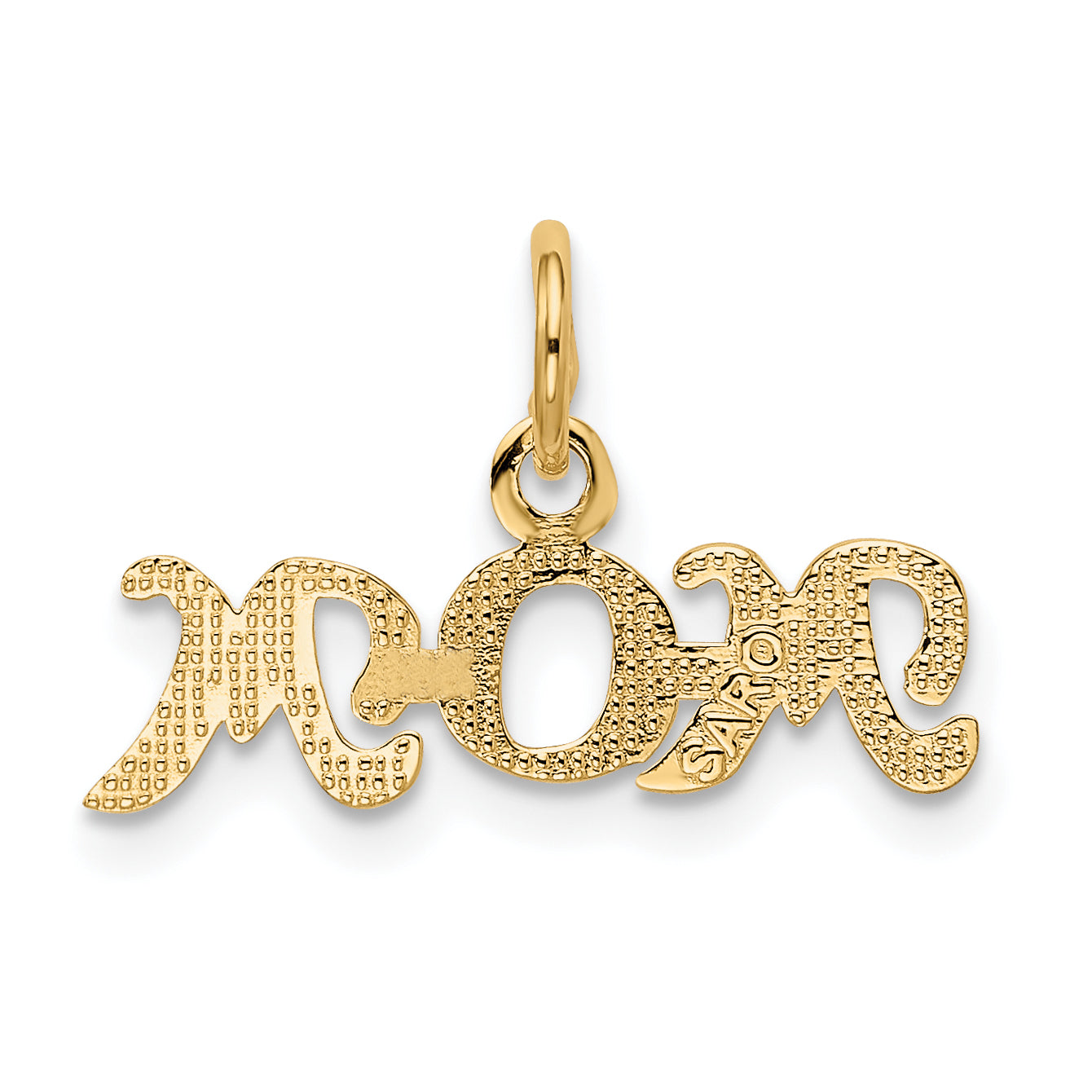 10K Yellow Gold Mom Charm