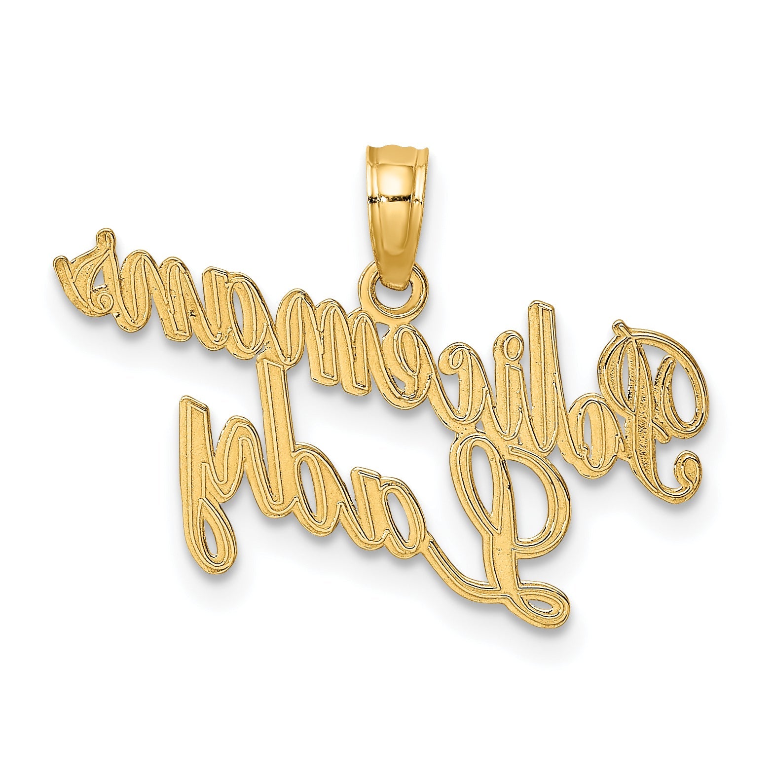 10K Yellow Gold Policeman'S Lady Charm