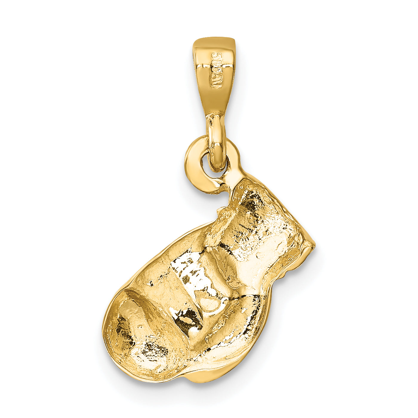 10K Yellow Gold Boxing Glove Pendant