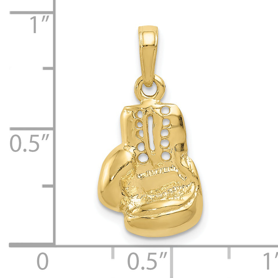 10K Yellow Gold 10K Lg Boxing Glove Charm