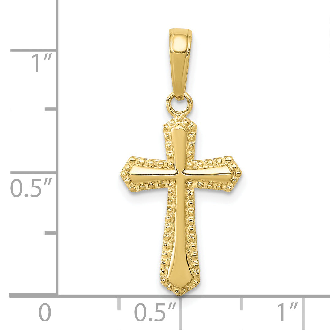 10K Yellow Gold Cross Pendant