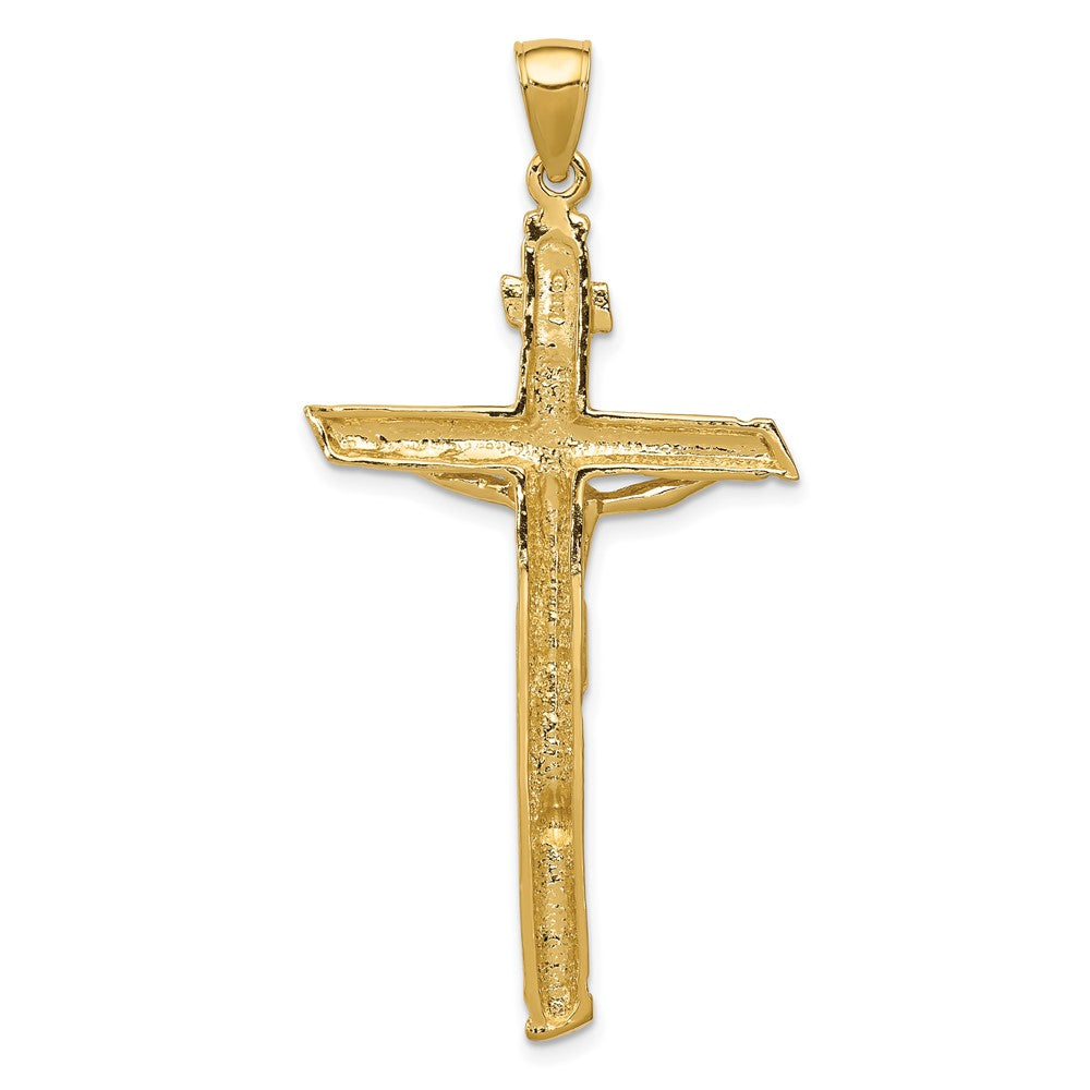 10K Yellow Gold Inri Crucifix Pendant