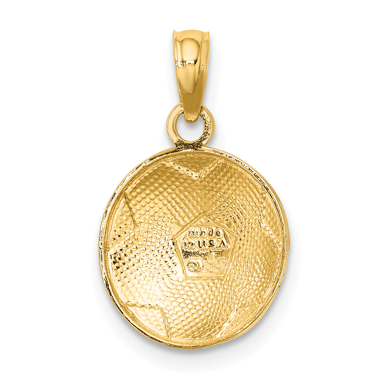 10K Yellow Gold 10K Soccer Ball Charm