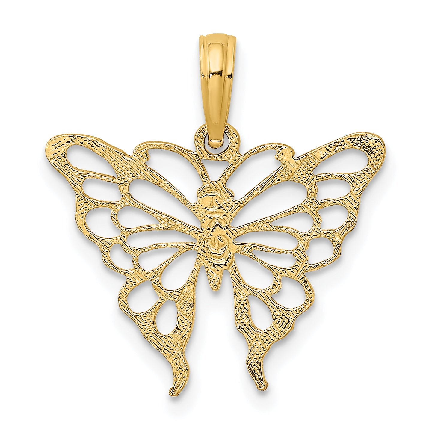 10K Yellow Gold 10K Butterfly Charm