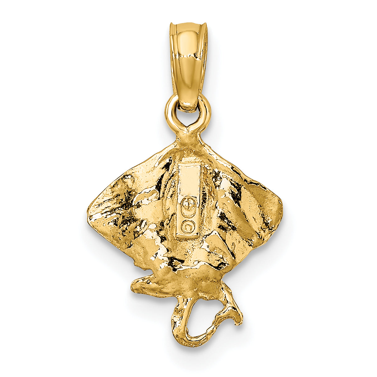 10K Yellow Gold 10K Stingray Charm