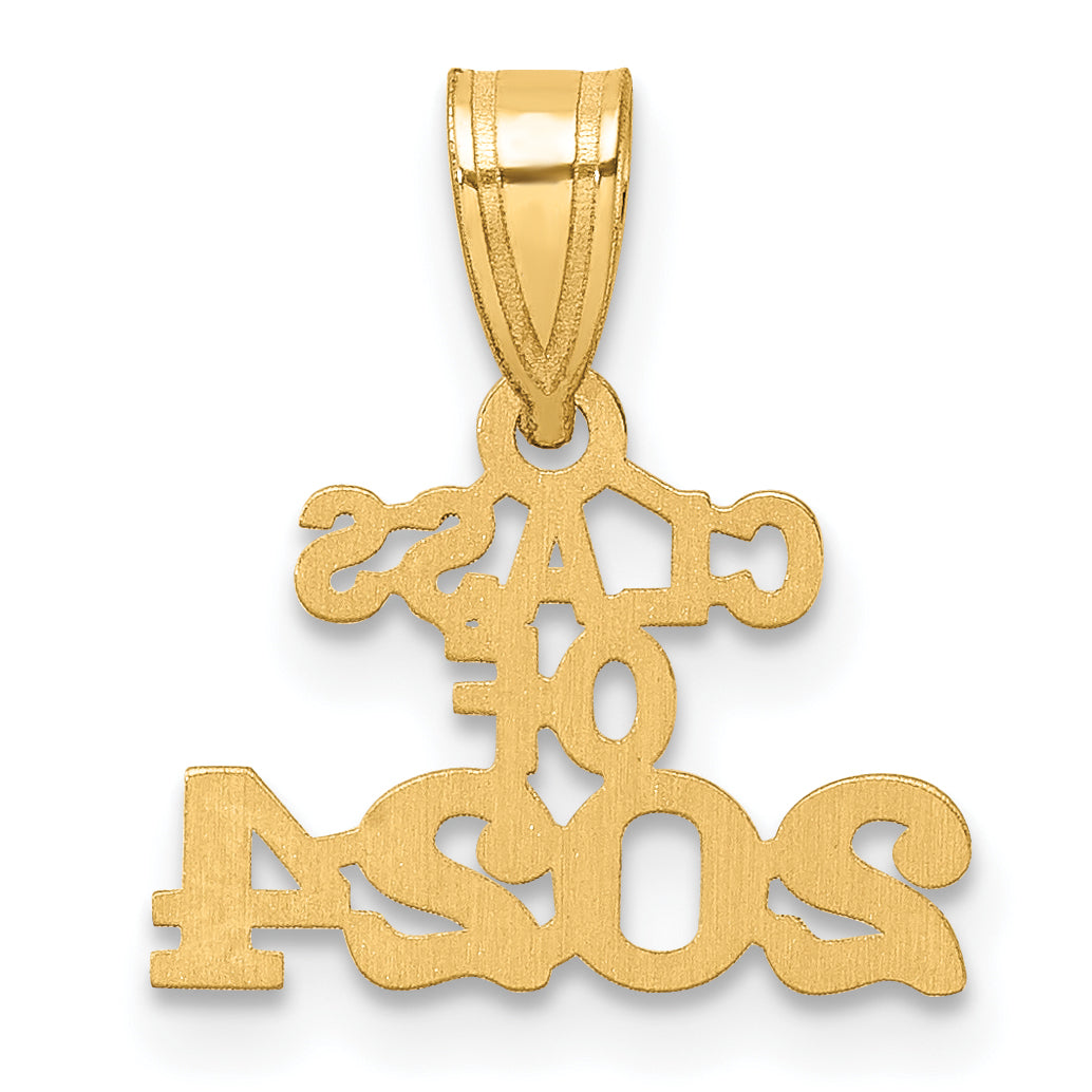 10K Yellow Gold Block Class Of 2025 Charm