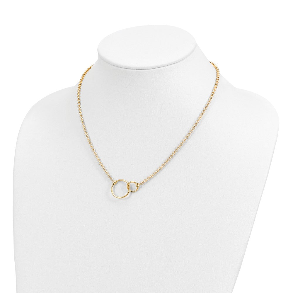 10K Yellow Gold Polished Link Necklace