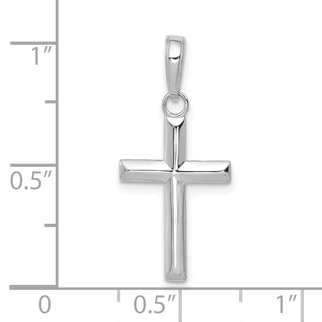 10K White Gold 10K Small Cross Pendant