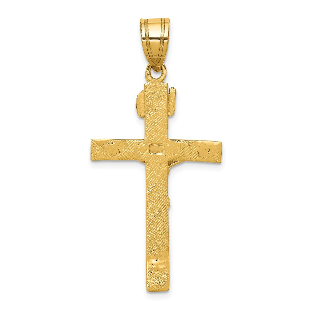 10K Yellow Gold Inri Crucifix Pendant