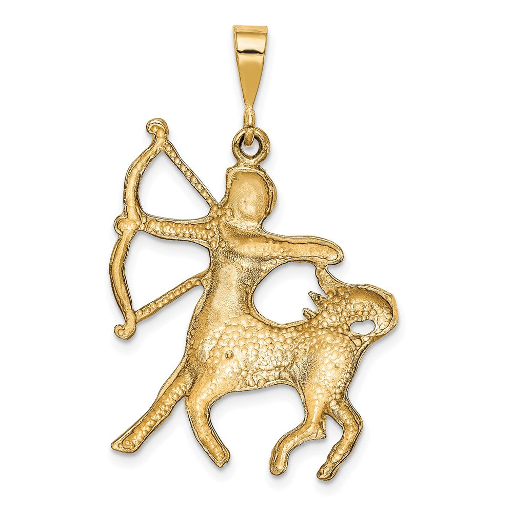 10K Yellow Gold Sagittarius Zodiac Charm