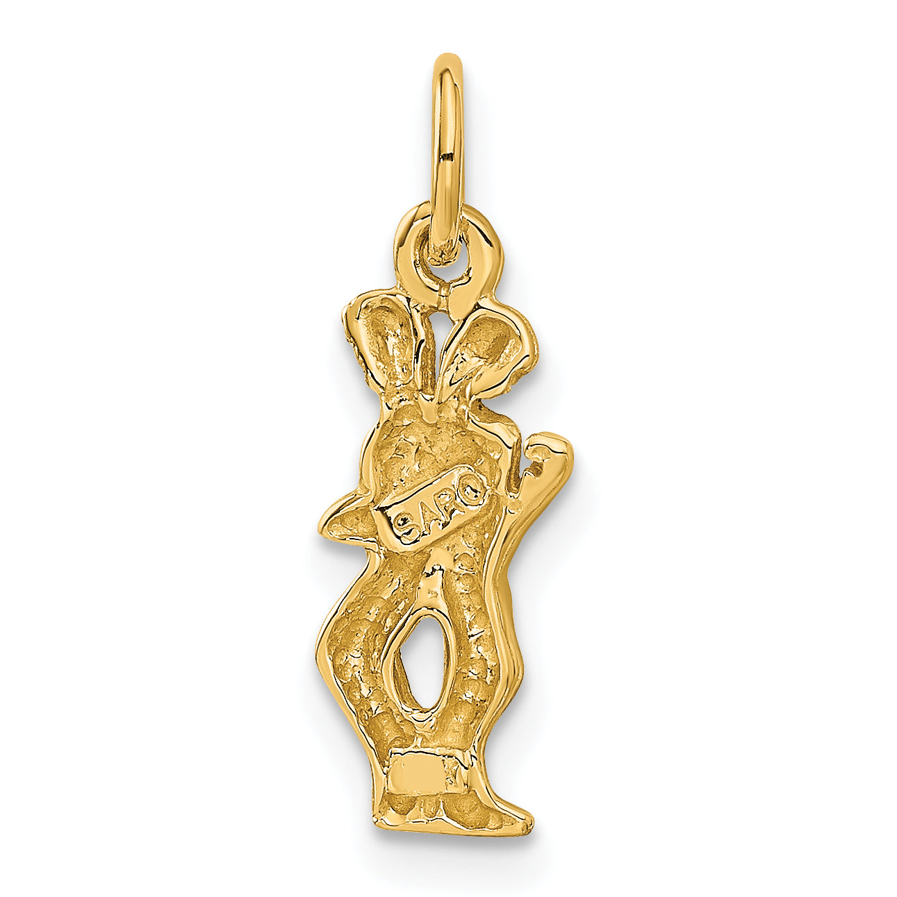 10K Yellow Gold Gemini Zodiac Charm