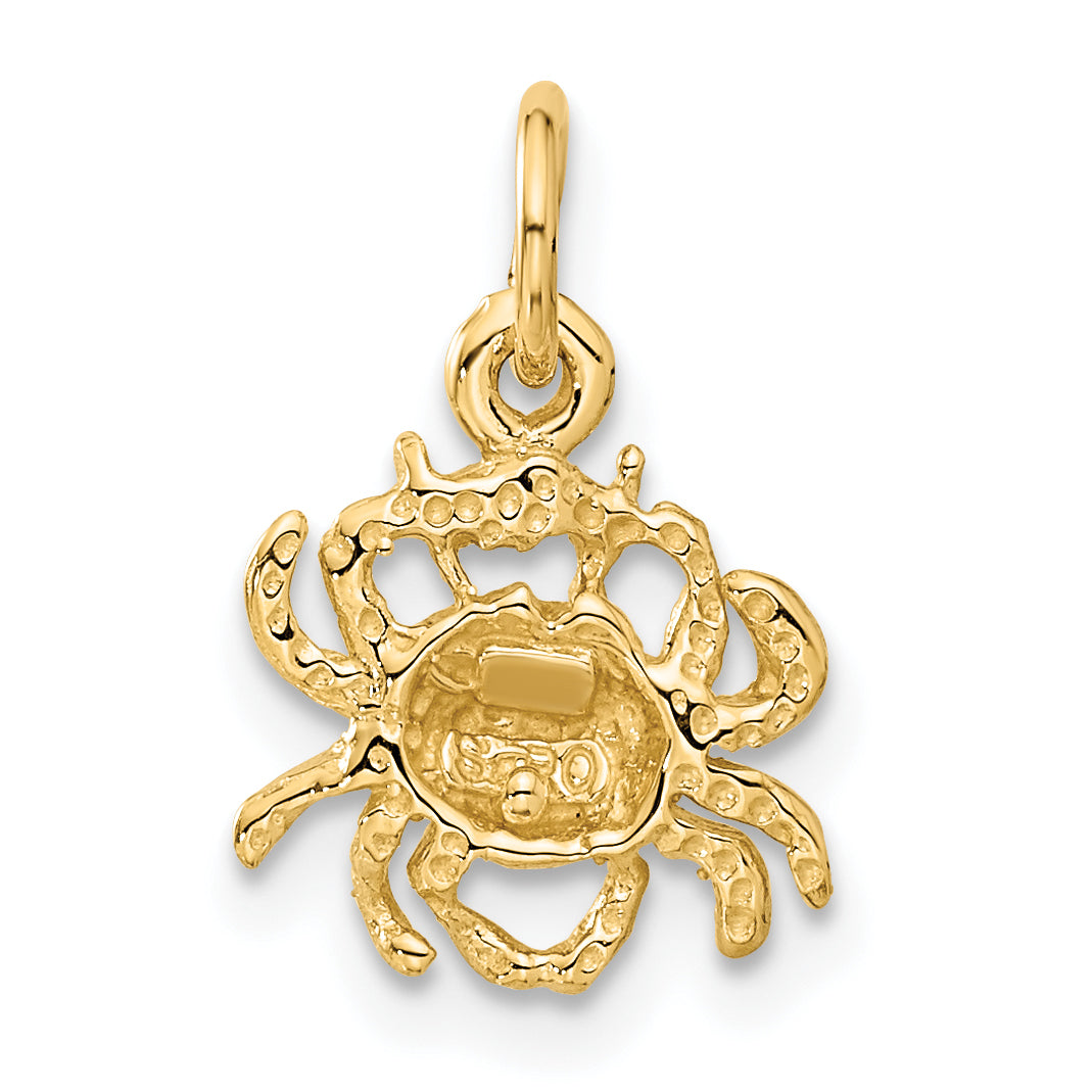10K Yellow Gold Cancer Zodiac Charm