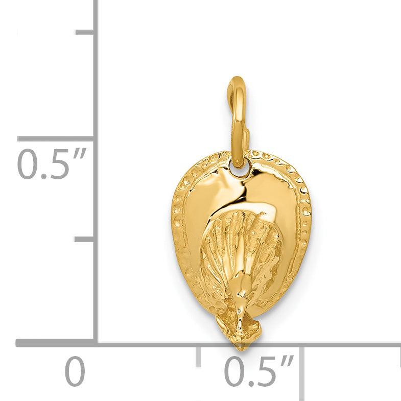 14k Yellow Gold 14k 3D Fireman's Hat Charm
