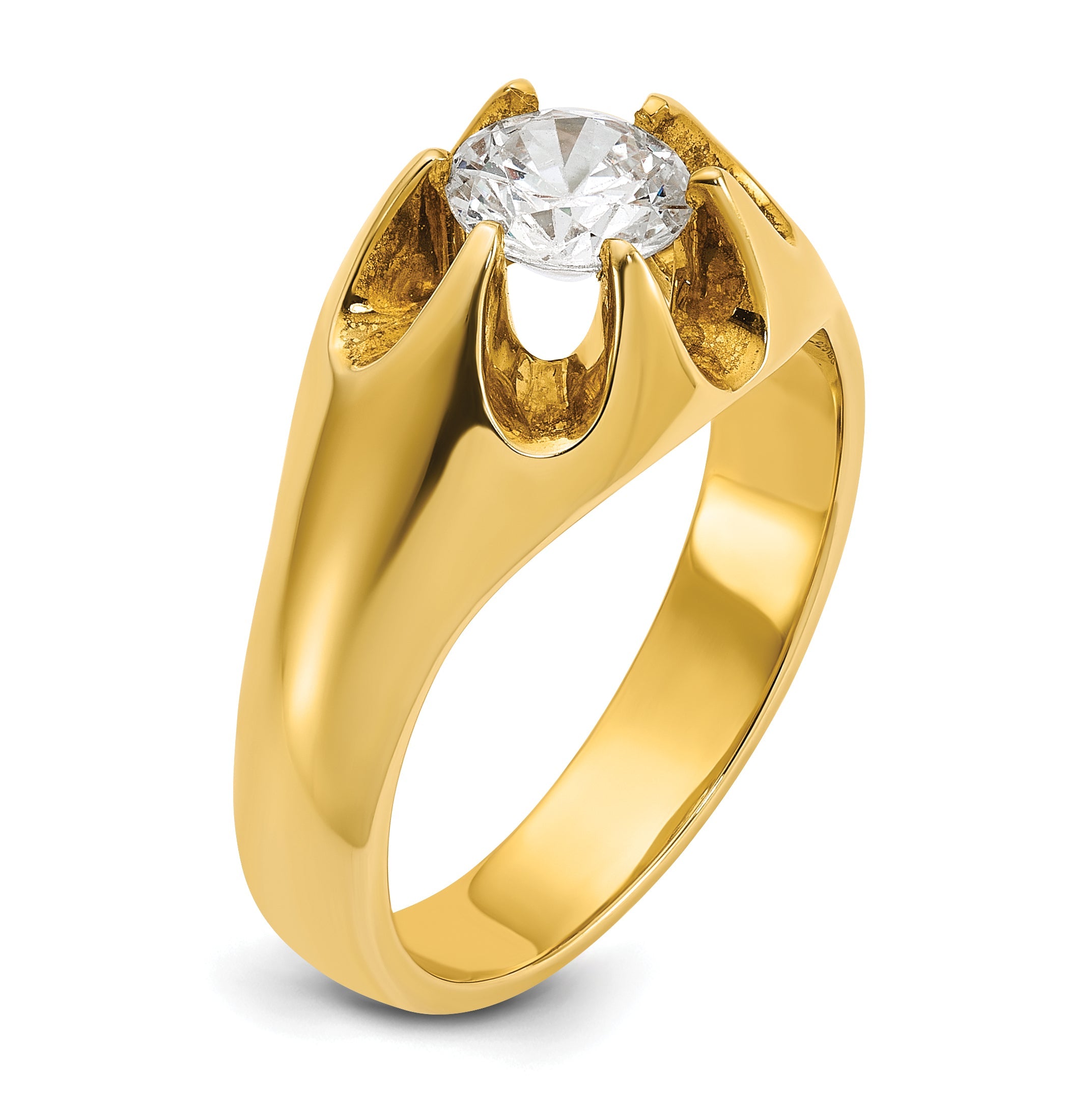 10K Yellow Gold 10Ky Fancy Ring Mounting