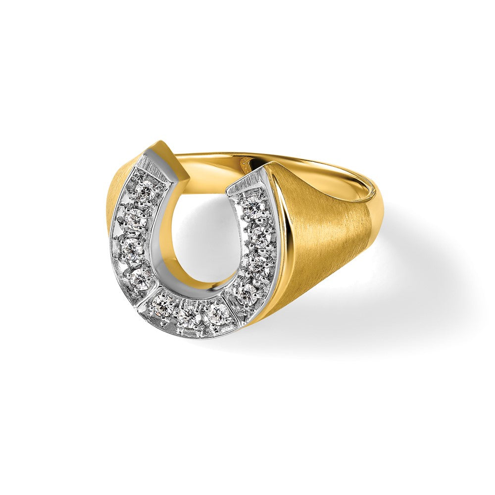 10K Two-Tone Two-Tone Fancy Ring Mounting