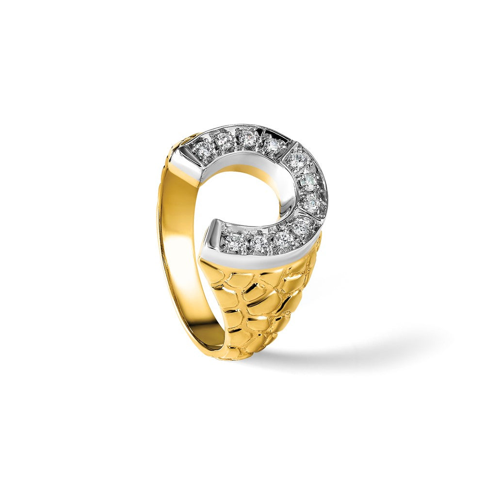 10K Two-Tone Two-Tone Fancy Ring Mounting