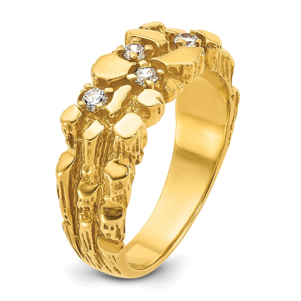 10K Yellow Gold 10Ky Fancy Ring Mounting