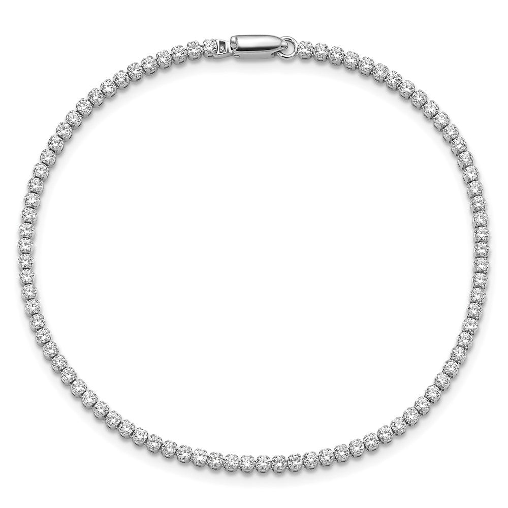 14k White Gold 2 1/8 Ct. Lab Grown Diamond VS/SI+ G+ Round Tennis Bracelet