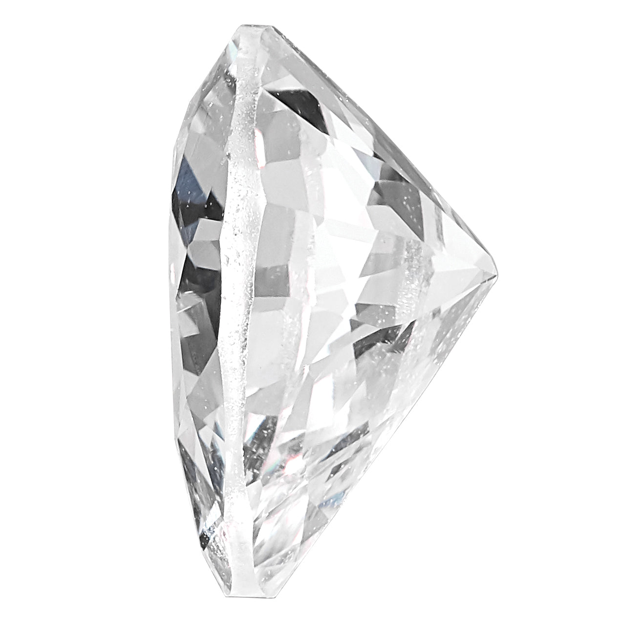 Gemstone Nano Crystal 5mm Heart April Birthstone