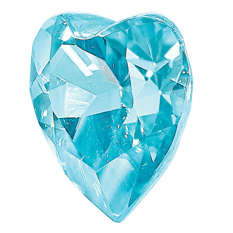 Gemstone Blue Zircon Aa Quality 4mm Heart