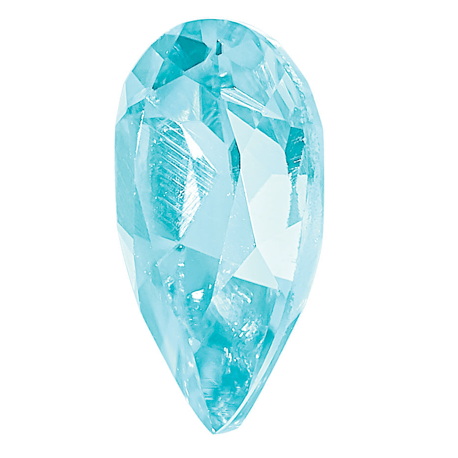 Gemstone Blue Zircon Aa Quality 5X3mm Pear