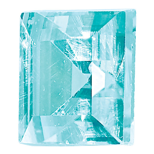 Gemstone Blue Zircon Aa Quality 3mm Square Step-Cut