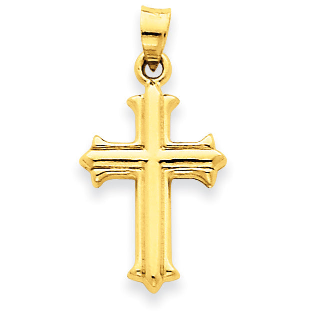 14K Yellow Gold Cross Pendant