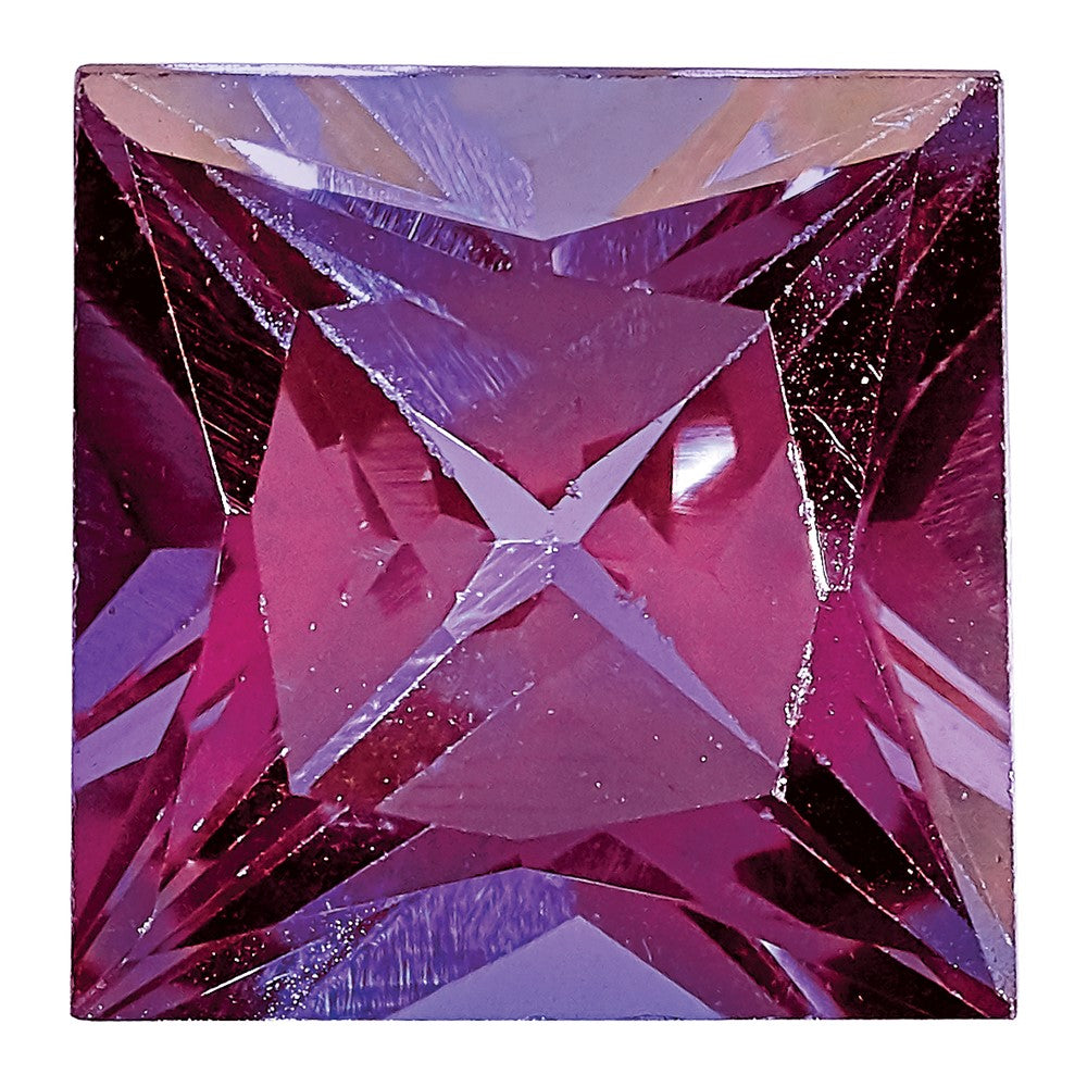 Gemstone Created Alexandrite 4mm Princess