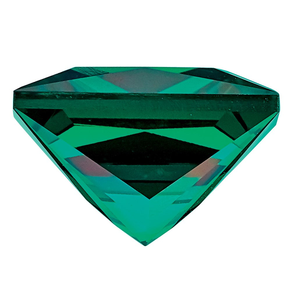 Gemstone Created Emerald 5mm Princess
