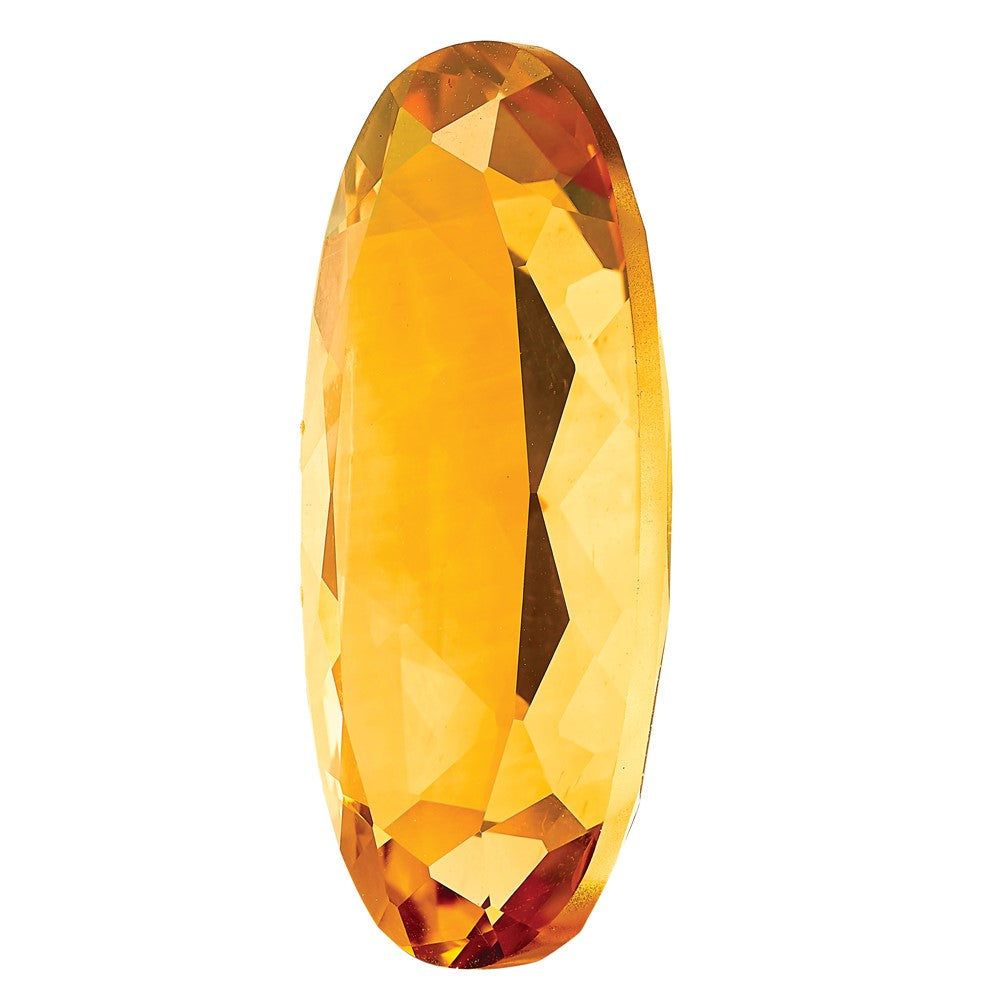 Gemstone Citrine A Quality 20X10mm Oval