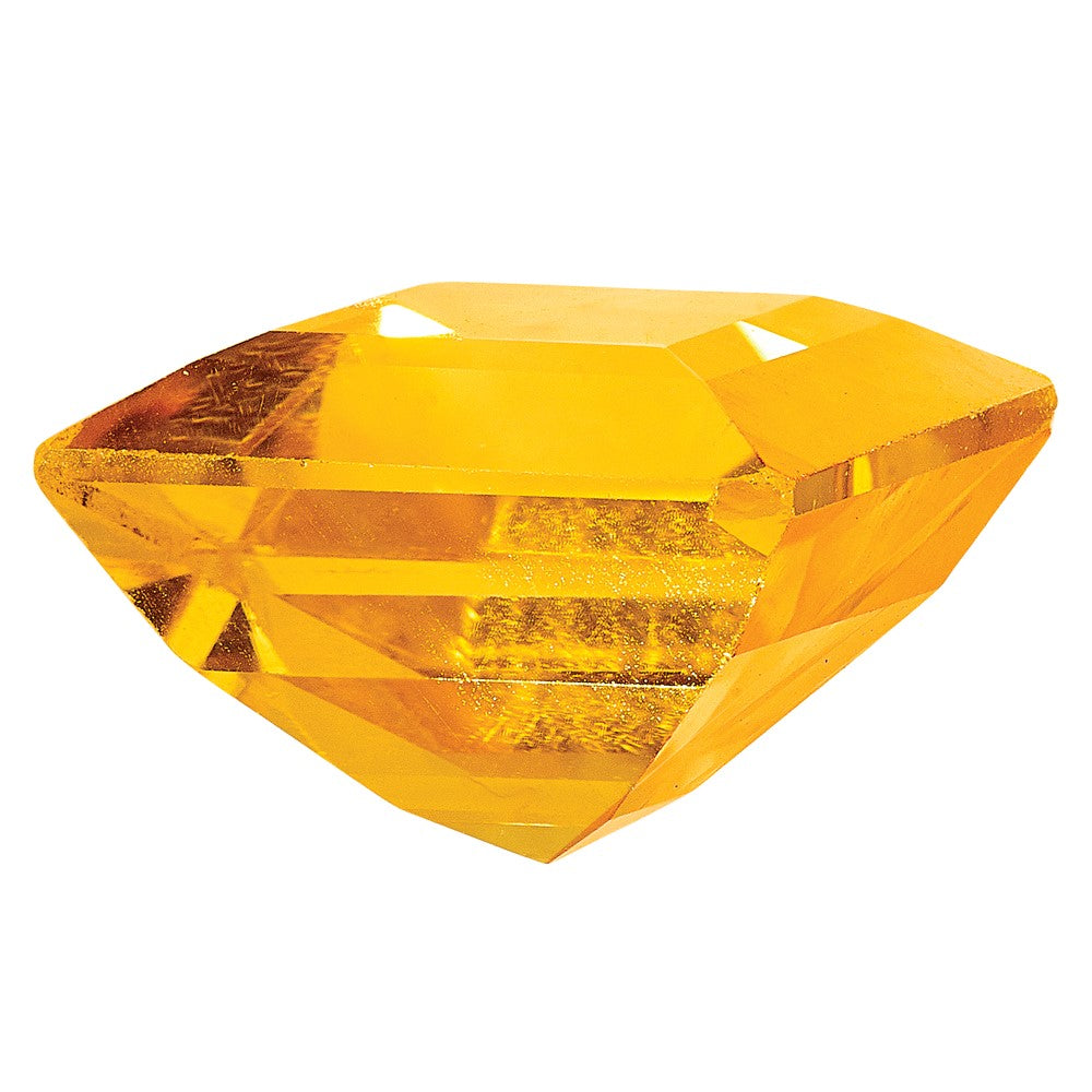 Gemstone Citrine Aa Quality 3mm Square Step-Cut
