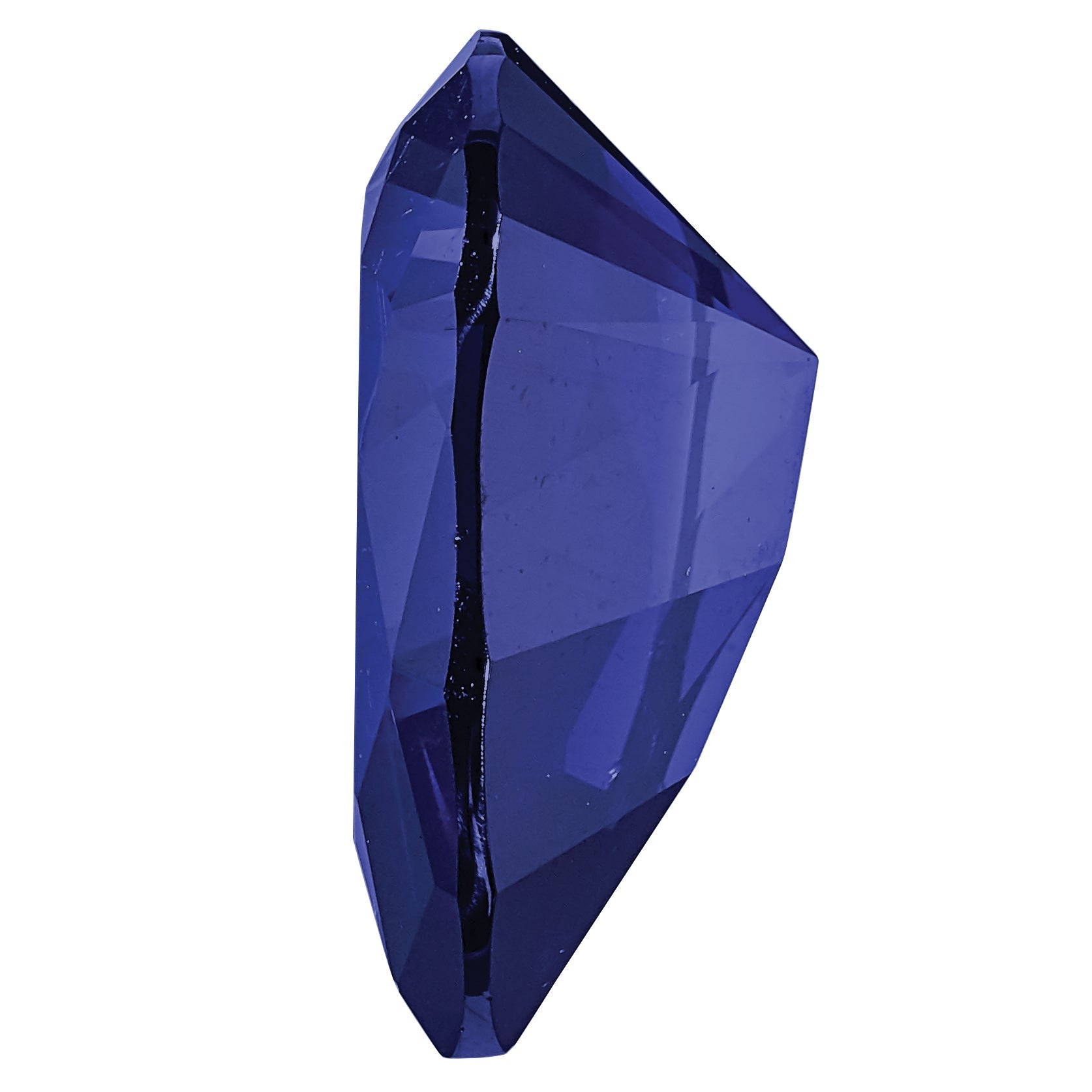 Gemstone Created Blue Sapphire 7X5mm Pear