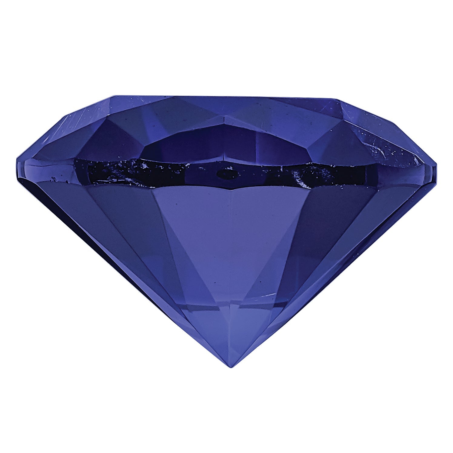 Gemstone Created Blue Sapphire 6mm Round