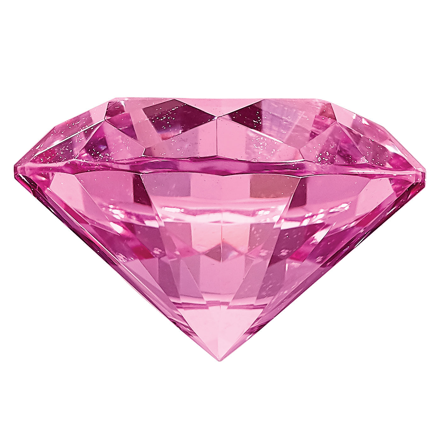Gemstone Created Pink Sapphire 2.75mm Round