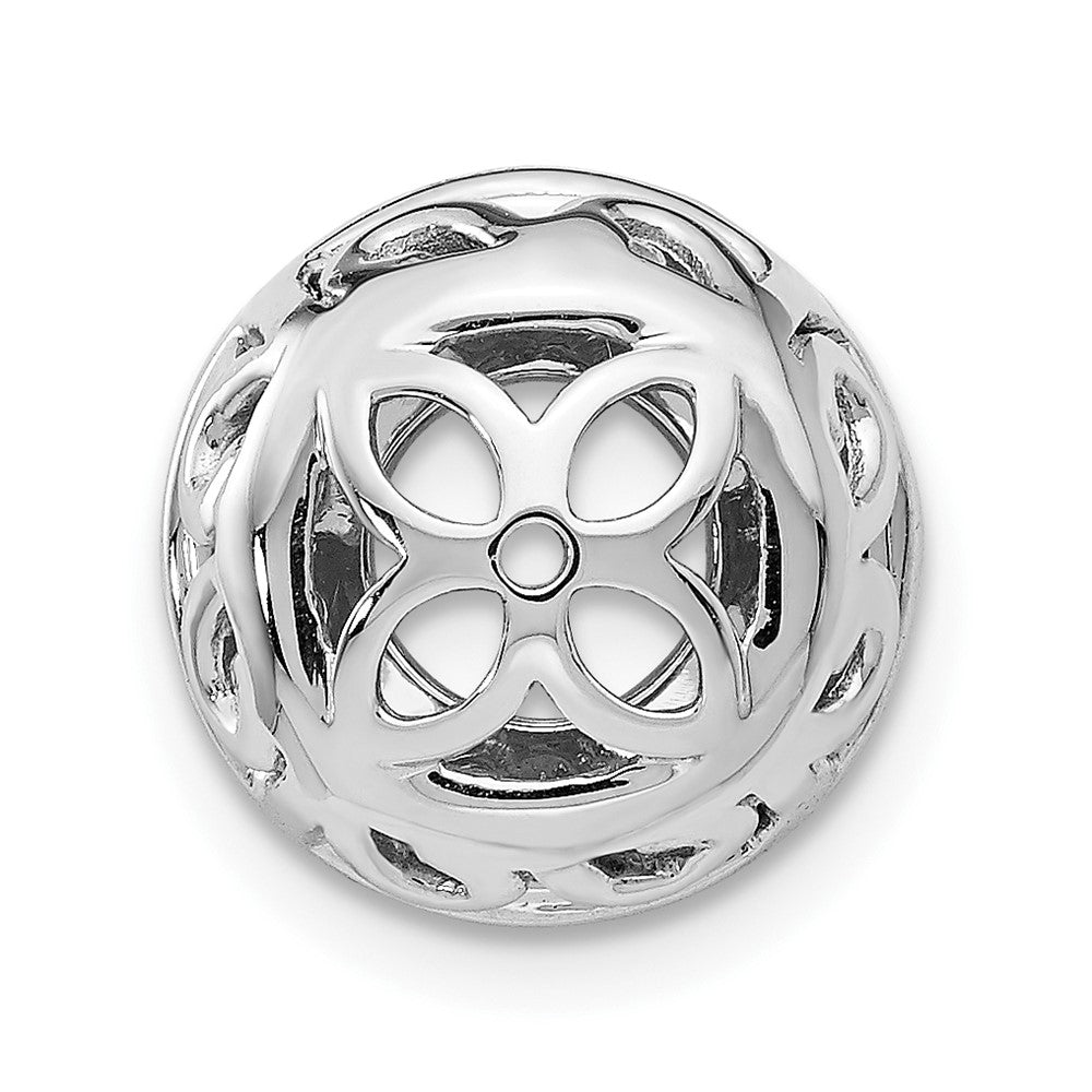 14K White Gold True Origin 1 Carat Lab Grown Diamond Vs D E F For 5 5.5mm Studs Earring Jackets