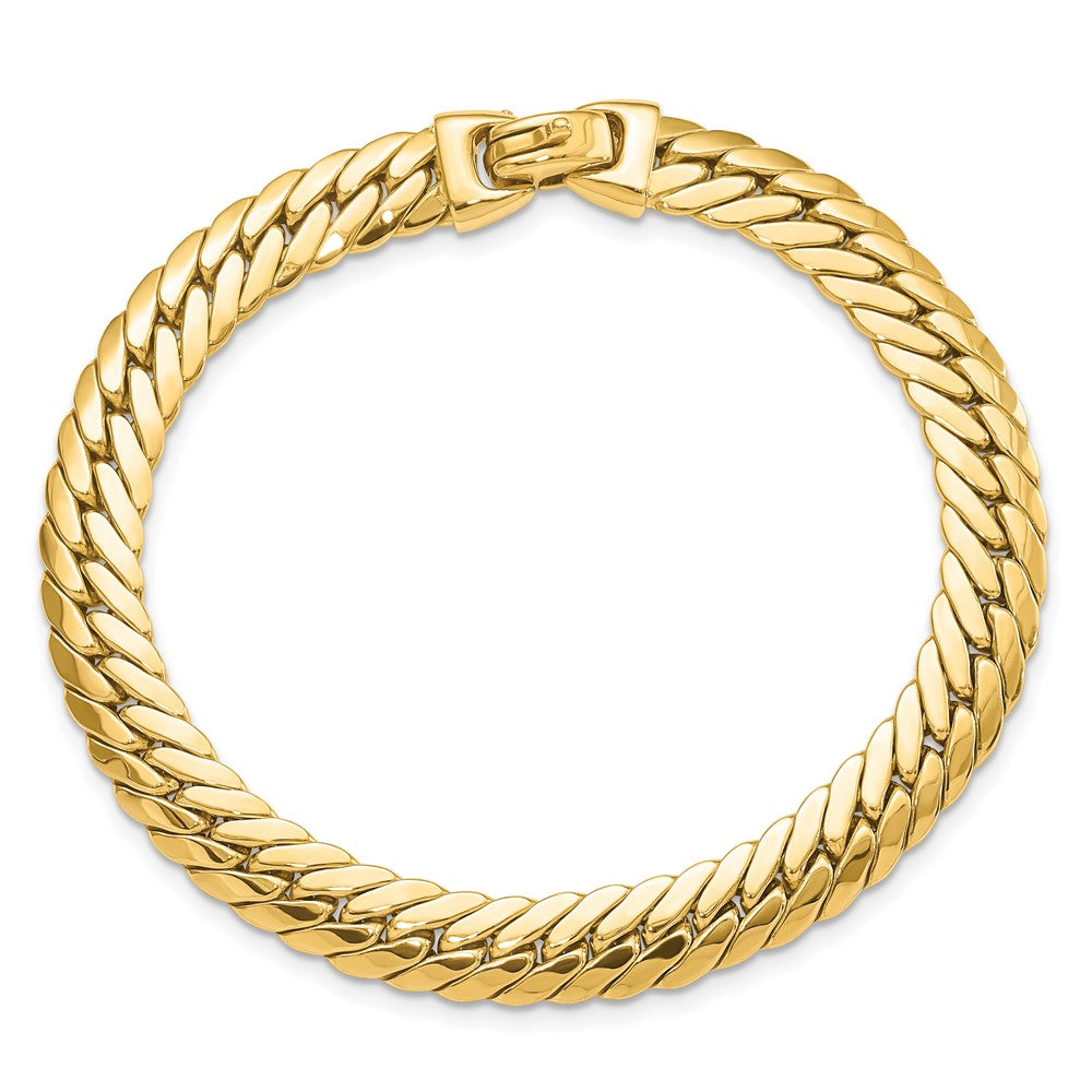 7.5 Inch 14K Large Snake Chain Bracelet