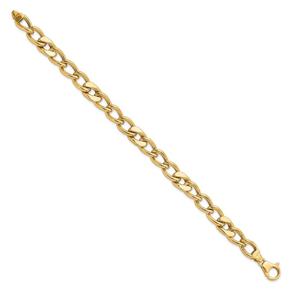 8.5 Inch 14K Polished Fancy Link Men'S Bracelet
