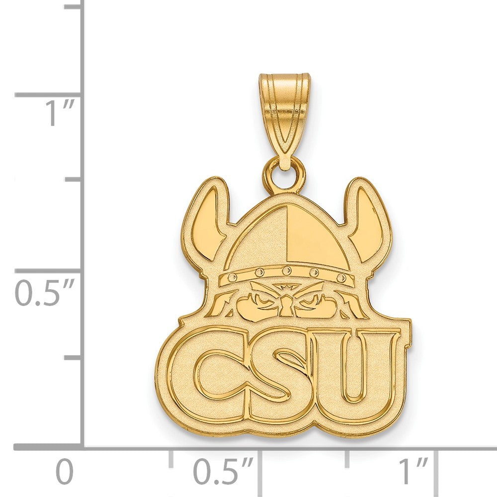 14K Yellow Gold Logoart Cleveland State University Large Pendant